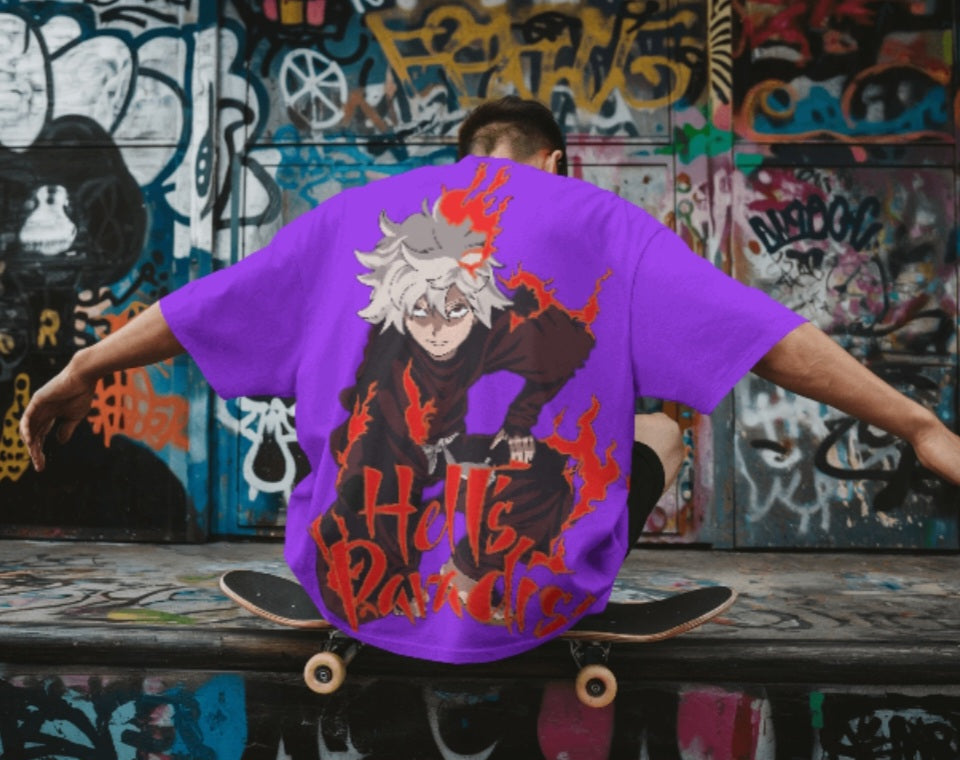 Oversized tee - “Hell’s paradise”