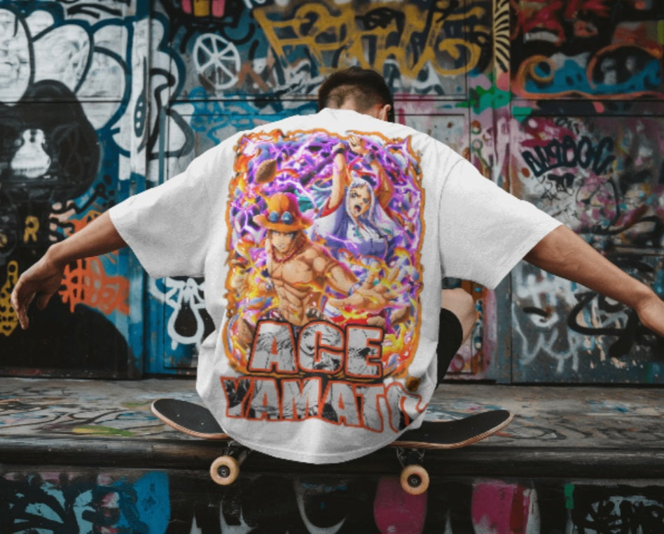 Oversized tee - “Ace Yamato”