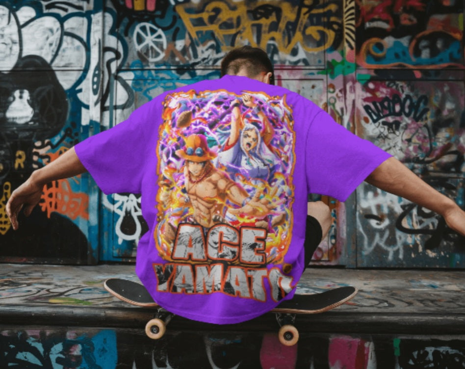 Oversized tee - “Ace Yamato”