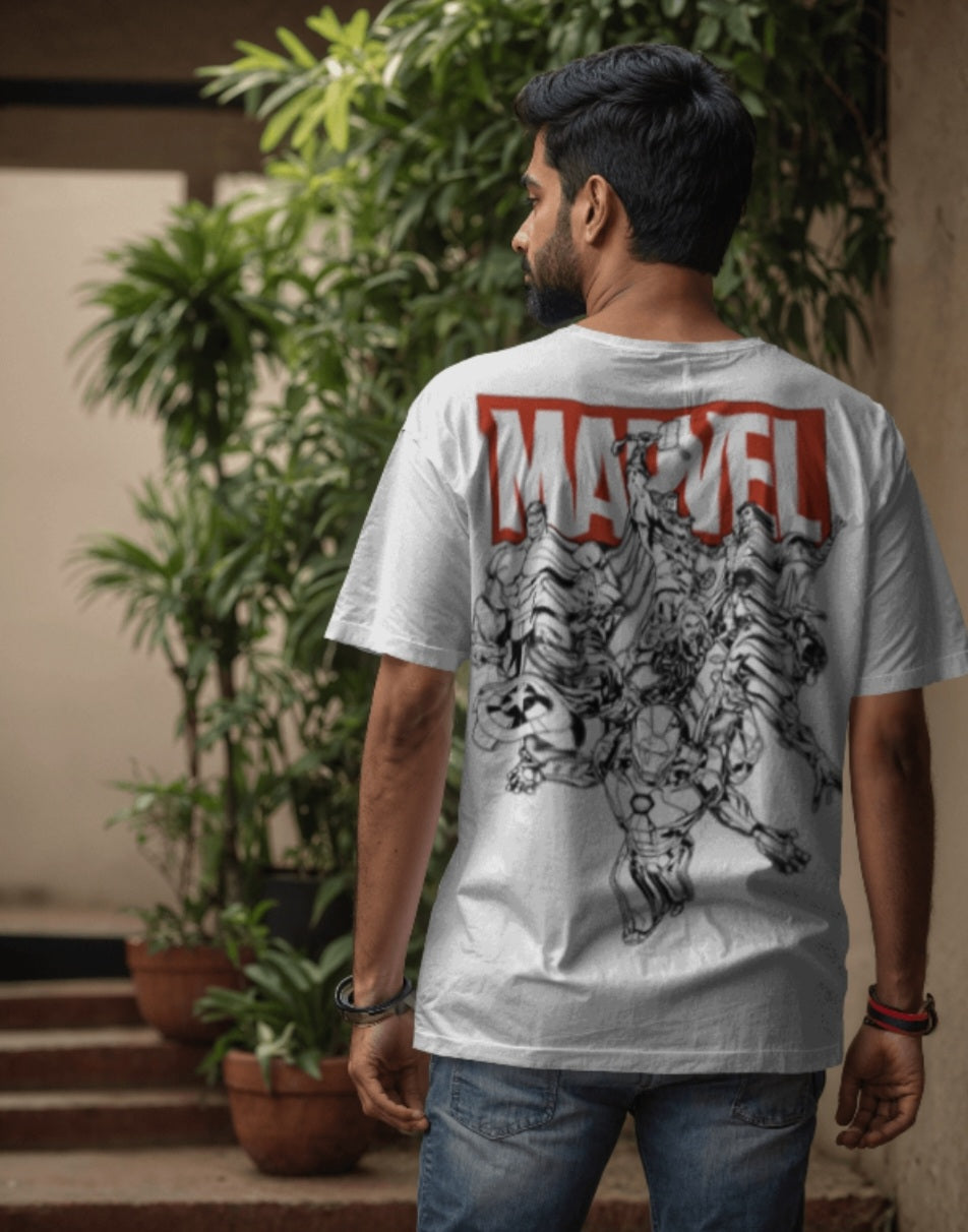oversized tee - "marvel avengers"
