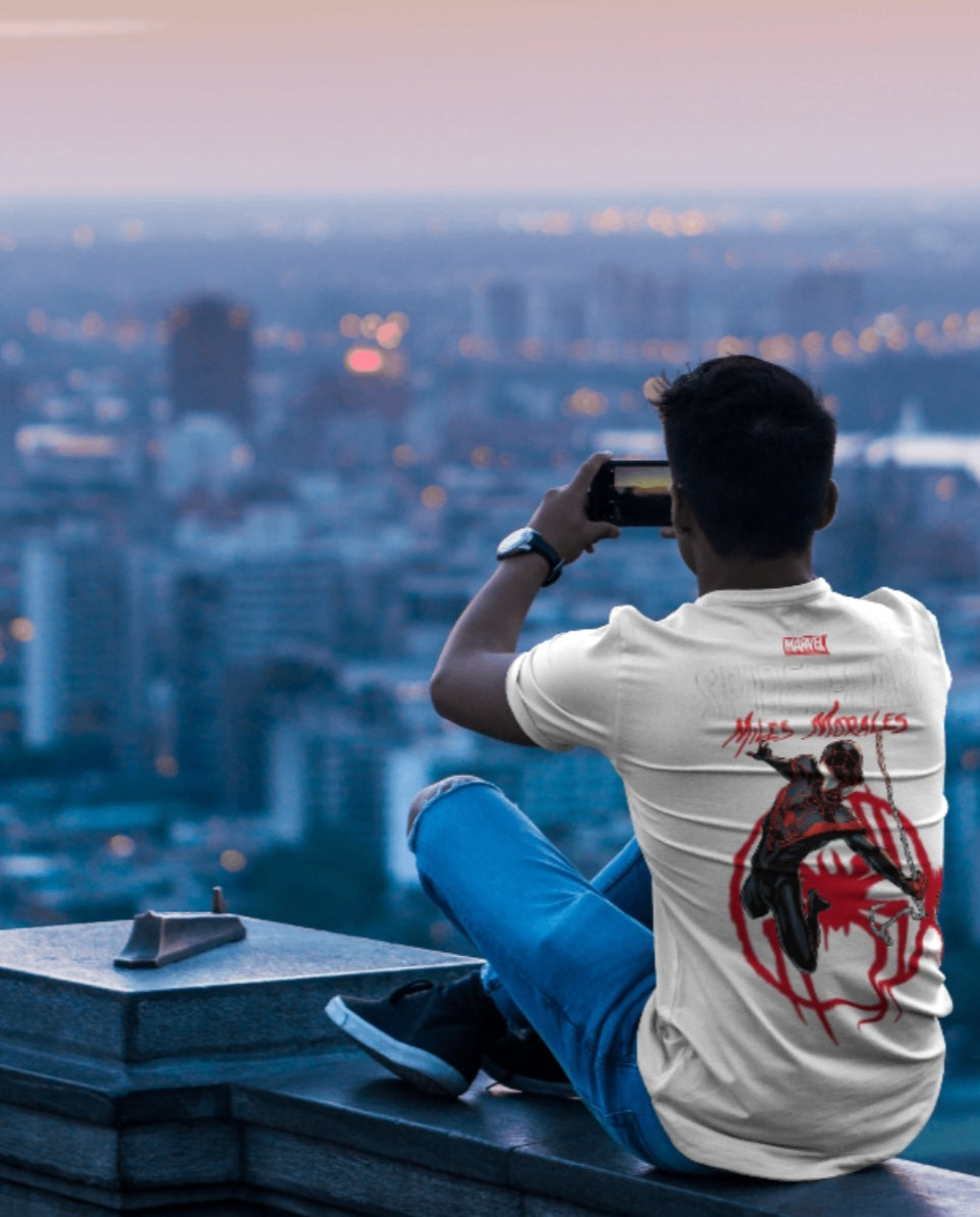 oversized tee - "spiderman - miles morales"