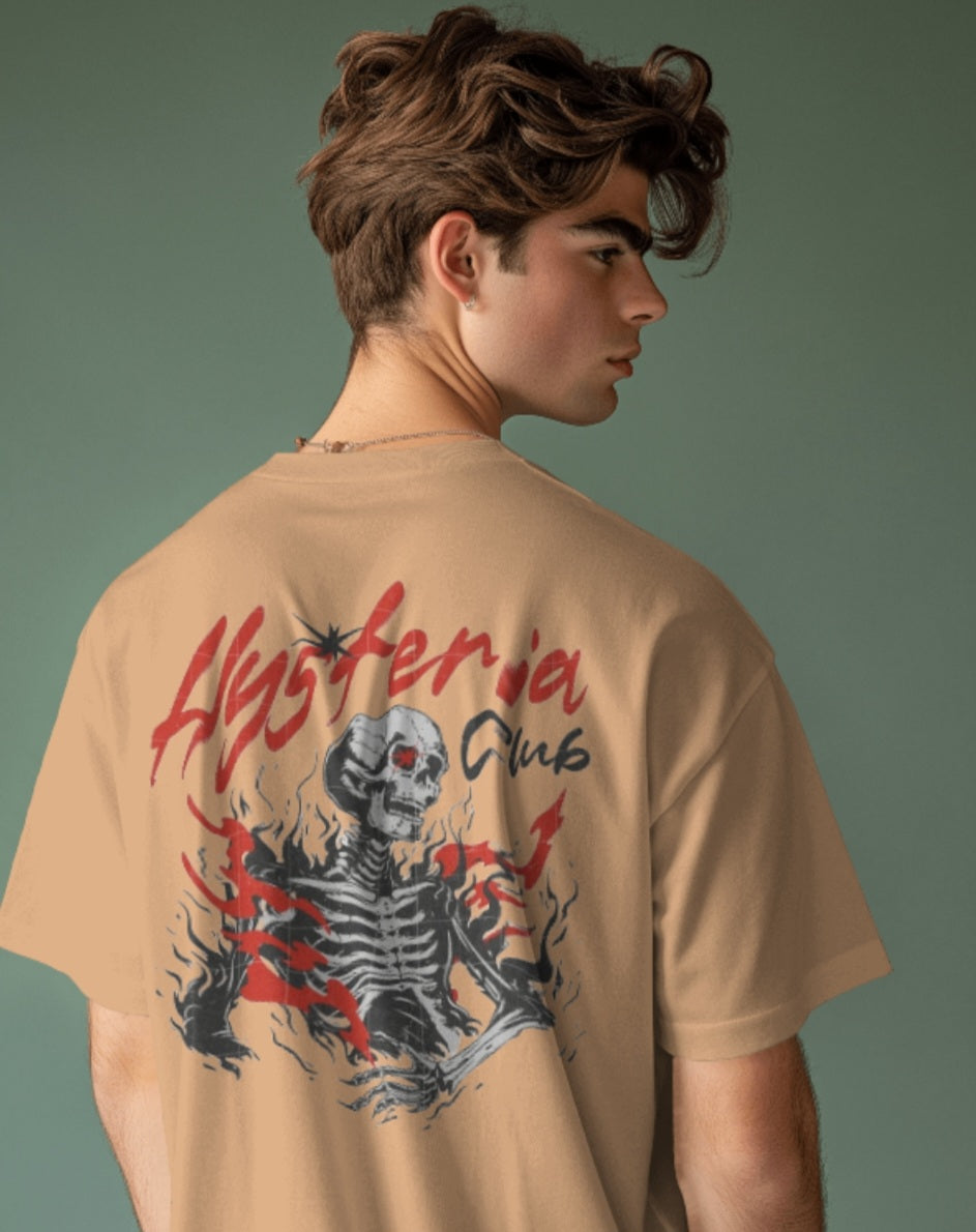 oversized tee - "hysteria"