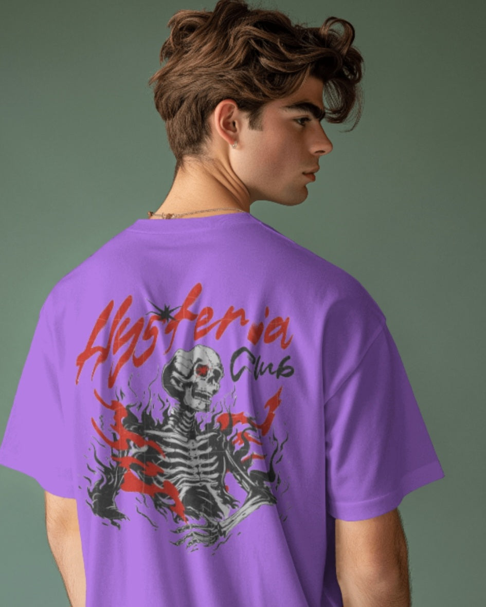 oversized tee - "hysteria"