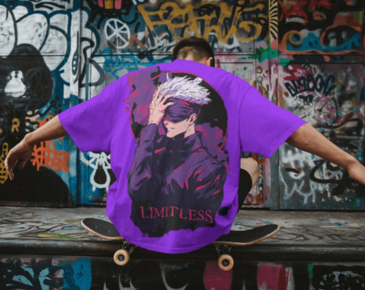Oversized tee - “Limitless x Satoru Goju ”