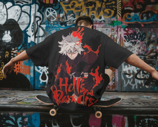 Oversized tee - “Hell’s paradise”