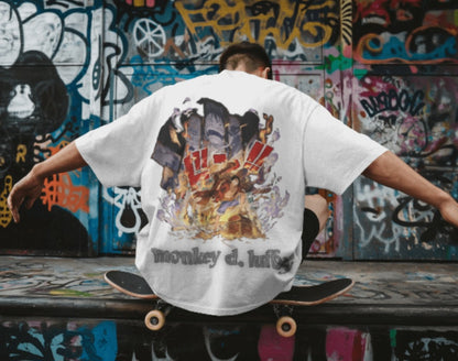 Oversized tee - “Monkey d. Luffy”