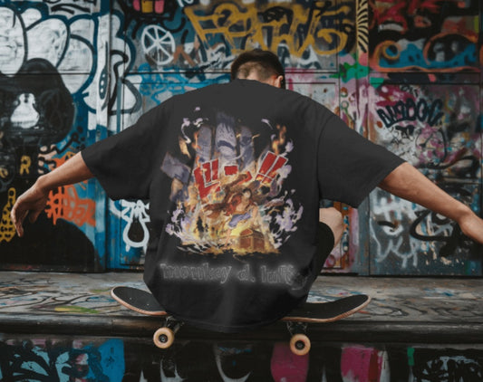 Oversized tee - “Monkey d. Luffy”