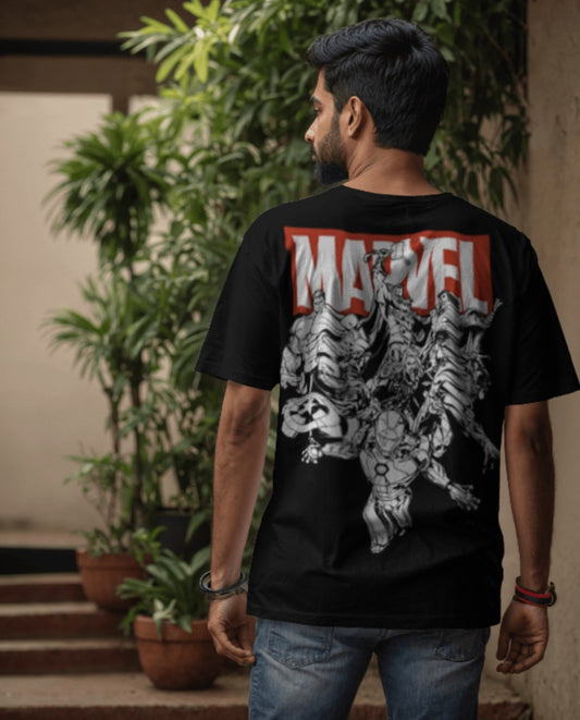 oversized tee - "marvel avengers"