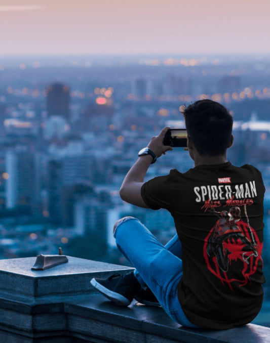 oversized tee - "spiderman - miles morales"