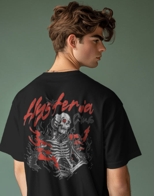 oversized tee - "hysteria"