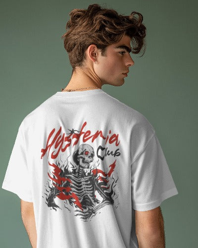 oversized tee - "hysteria"
